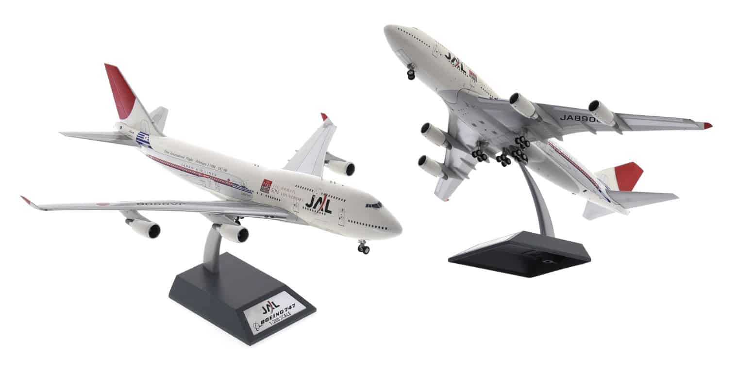 JFOX 1/200 Japan Airlines B747-400 JAL 日本航空 B747-400 JA8922